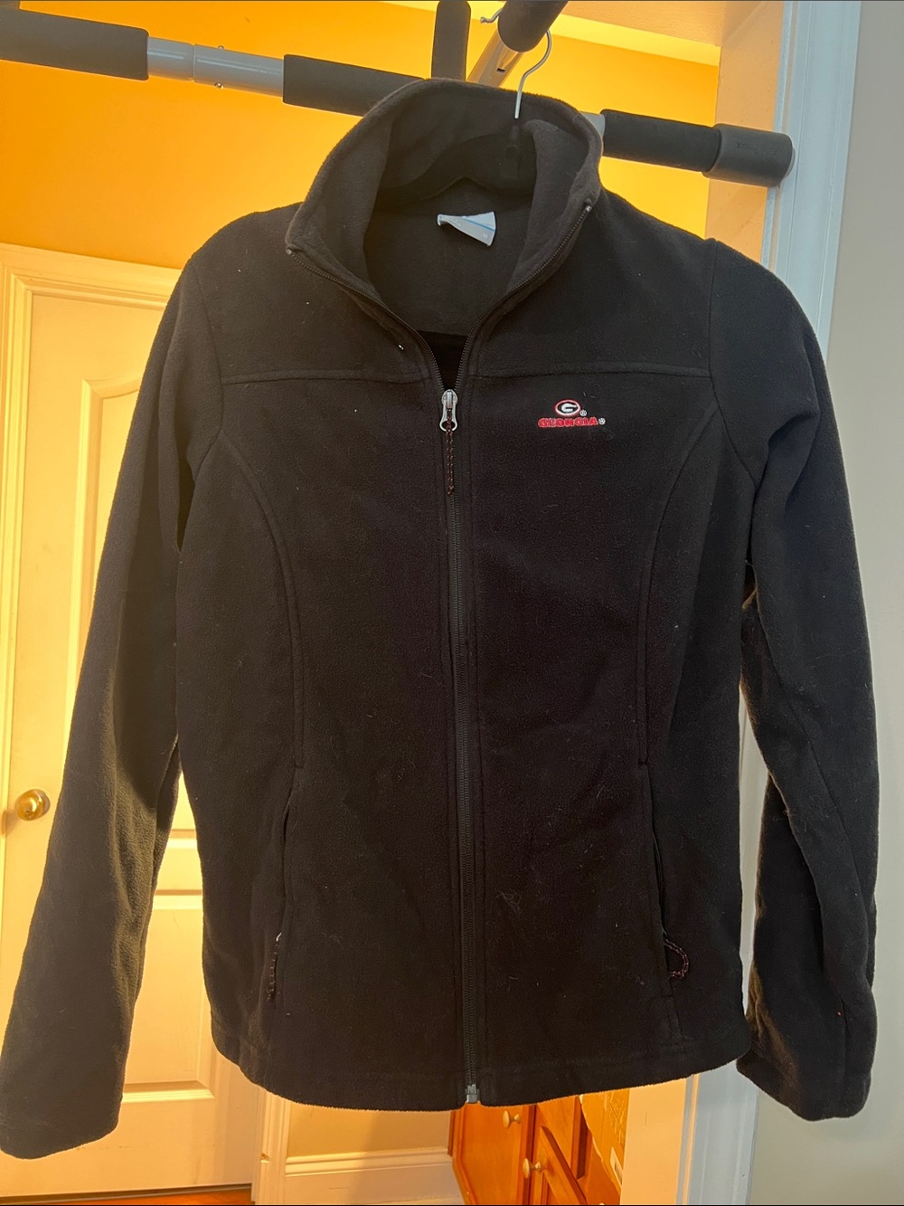 Columbia Black Full-Zip Lightweight Fleece Jacket